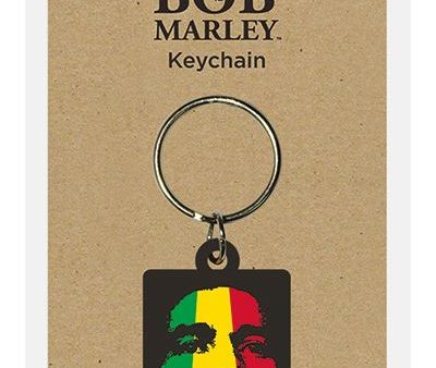 Porta-Chaves Rubber - Bob Marley Face Online Hot Sale