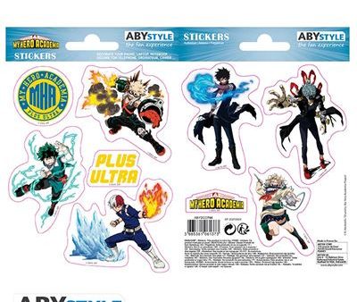 Autocolantes My Hero Academia - Heroes Villains x5 Sale