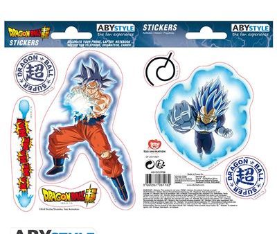 Autocolantes Dragon Ball Super - Goku E Vegeta x5 Fashion