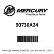 Mercury - Thermostat Housing - Fits MCM MIE GM V-8 Engines - 90736A24 Supply