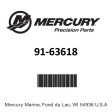 Mercury - Shaft assy - 91-63618 For Sale